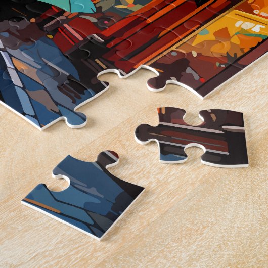 Dublin Ireland Reisen Art Vintag Puzzle (Seite)