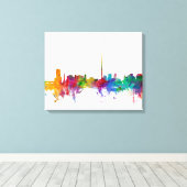Dublin Ireland Skyline Leinwanddruck (Insitu (Holzboden))