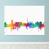 Dublin Ireland Skyline Leinwanddruck (Insitu (Holzboden))