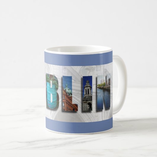 Dublin Ireland Travel Kaffeetasse (VorderseiteRechts)