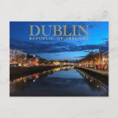Dublin Ireland Travel Postcard Postkarte (Vorderseite)