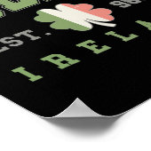 Dublin Ireland Uni University St Patricks Day Poster (Ecke)