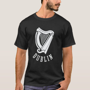Dublin Irische Keltische Harfe s Mittelalterliches T-Shirt