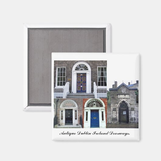 Dublin Irland, antike Türken Magnet (Vorderseite/Rückseite)