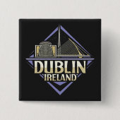 Dublin Irland Button (Vorderseite)