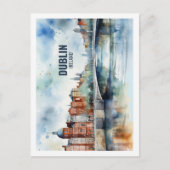Dublin Irland Fantastischer Reiseplatz Postkarte (Vorderseite)