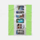 Dublin Irland Fleecedecke (Vorderseite)