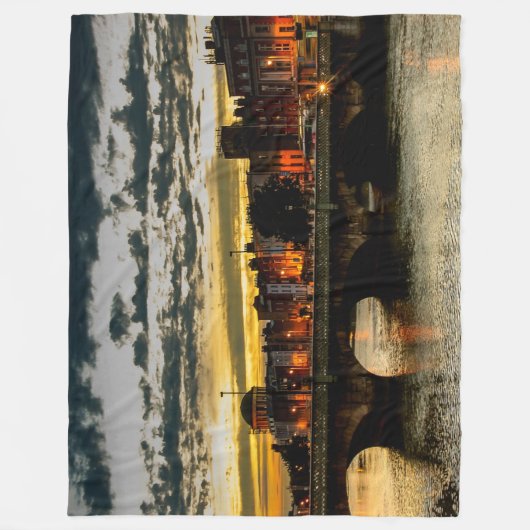 DUBLIN IRLAND FLEECEDECKE (Vorderseite)