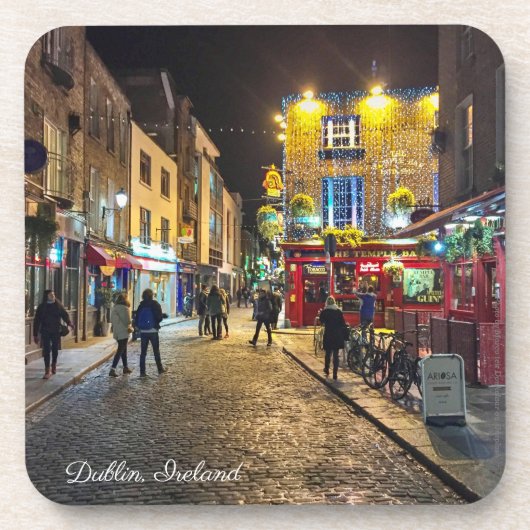 Dublin, Irland Getränkeuntersetzer (Vorderseite)