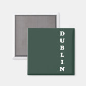 Dublin Irland, I Liebe Dublin Magnet (Vorderseite/Rückseite)