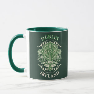 Dublin Irland Irisches keltisches Kreuz Tasse