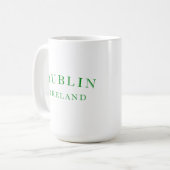 Dublin Irland Kaffeetasse (Vorderseite Links)