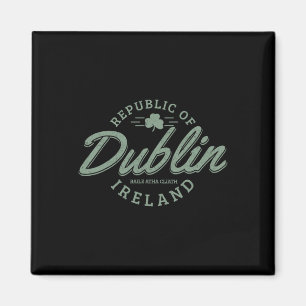 Dublin Irland Kleeblatt Irischer St. Patricks Tag Magnet