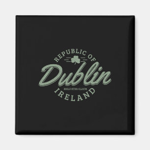Dublin Irland Kleeblatt Irischer St. Patricks Tag Magnet