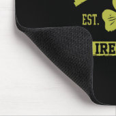Dublin Irland Kleeblatt Klee Klee Blatt Design Mousepad (Ecke)