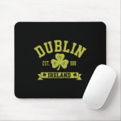 Dublin Irland Kleeblatt Klee Klee Blatt Design Mousepad (Mit Mouse)