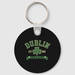 Dublin Irland Kleeblatt Shamrock St Patricks Tag Schlüsselanhänger