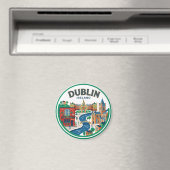 Dublin Irland Magnet (In Situ (Geschirrspüler))