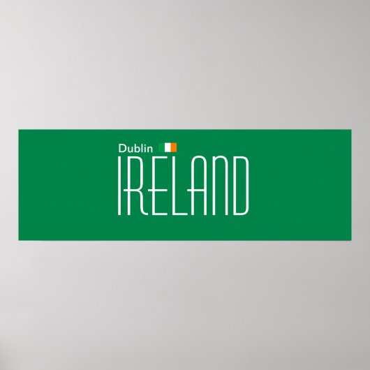 Dublin, Irland Poster (Vorne)