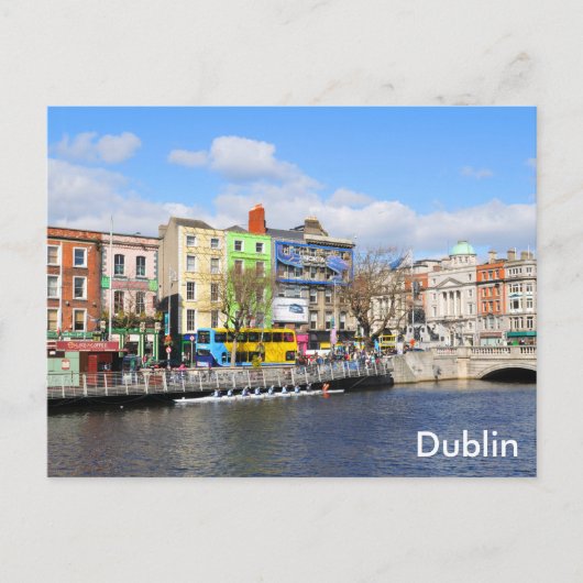 Dublin. Irland Postkarte (Vorderseite)