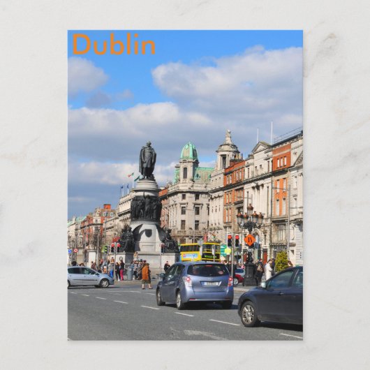 Dublin. Irland Postkarte (Vorderseite)