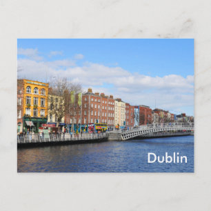 Dublin. Irland Postkarte