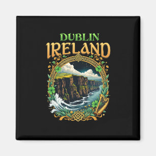 Dublin Irland Souvenir Meeresklippen Dublin Urlaub Magnet