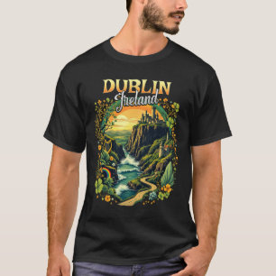 Dublin Irland Urlaubsreise Reisen Irland Souvenir T-Shirt