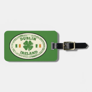 Dublin Irland Vintage-Aufkleber Gepäckanhänger