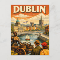 Dublin Irland Vintage Reise