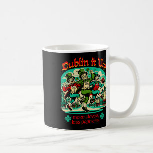 Dublin It Up - Irische Leprechauns tanzen Kaffeetasse