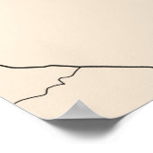 Dublin-Karte Poster (Ecke)