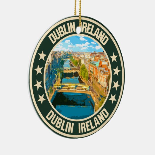 Dublin Keramik Ornament (Rechts)