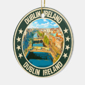 Dublin Keramik Ornament (Links)
