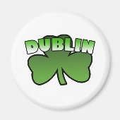 Dublin Kleeblatt Magnet (Vorne)