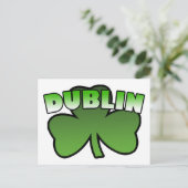 Dublin Kleeblatt Postcard Postkarte (Stehend Vorderseite)