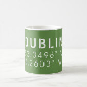 Dublin Länge und Breite Kaffeetasse (Mittel)