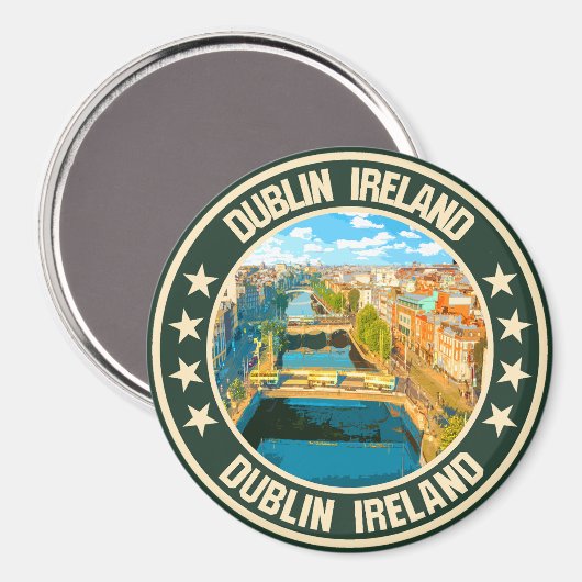 Dublin Magnet (Vorderseite/Rückseite)