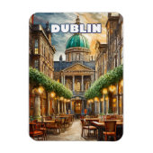 Dublin mit 100 Grün Magnet (Vertikal)