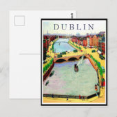Dublin, O'Connell Bridge über den River Liffey Postkarte (Vorne/Hinten)