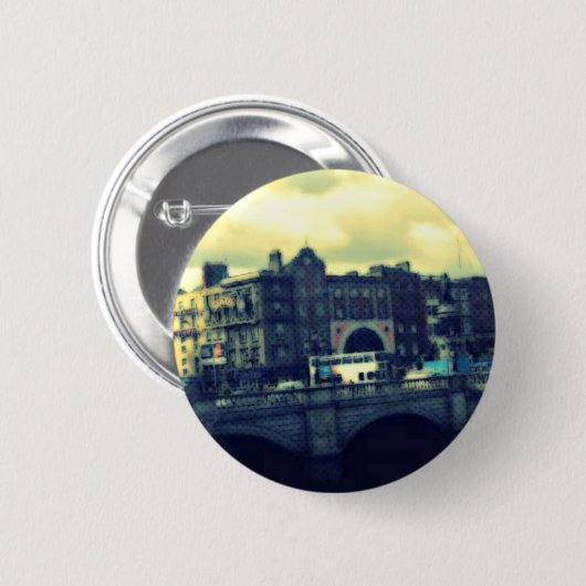 Dublin Pop Art Button (Vorne & Hinten)