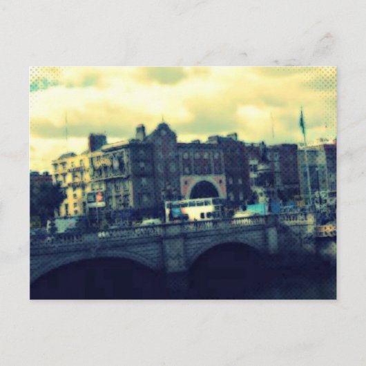 Dublin Pop Art Postkarte (Vorderseite)