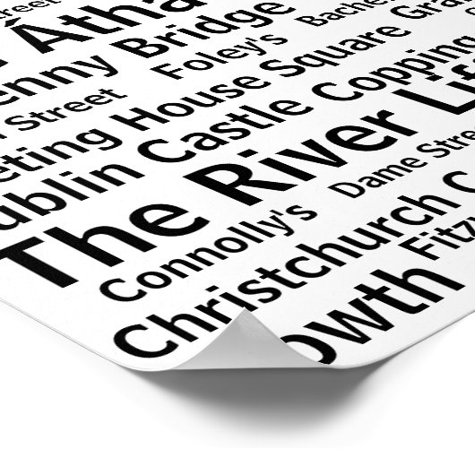 Dublin Poster (Ecke)