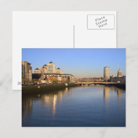 Dublin Postkarte (Vorne/Hinten)