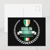 Dublin Postkarte (Vorne/Hinten)