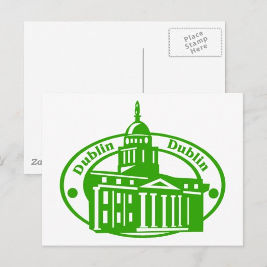 dublin postkarte (Vorne/Hinten)