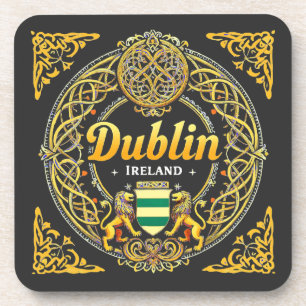 Dublin Republik Irland Getränkeuntersetzer