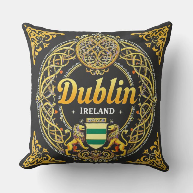 Dublin Republik Irland Kissen (Vorderseite)