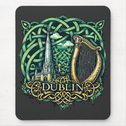 Dublin Republik Irland Mousepad (Vorne)