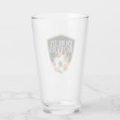 Dublin Rovers Pint Glass Glas (Rückseite)